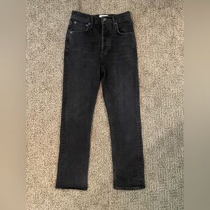 Agolde Riley Black Jeans